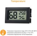 Mini Hygrometer Thermometer Indoor Temperature Humidity Meters  Digital LCD Display Celsius (°C) for Humidors, Greenhouse, Garden, Cellar, Cars, Baby Rooms Egg Incubator. 