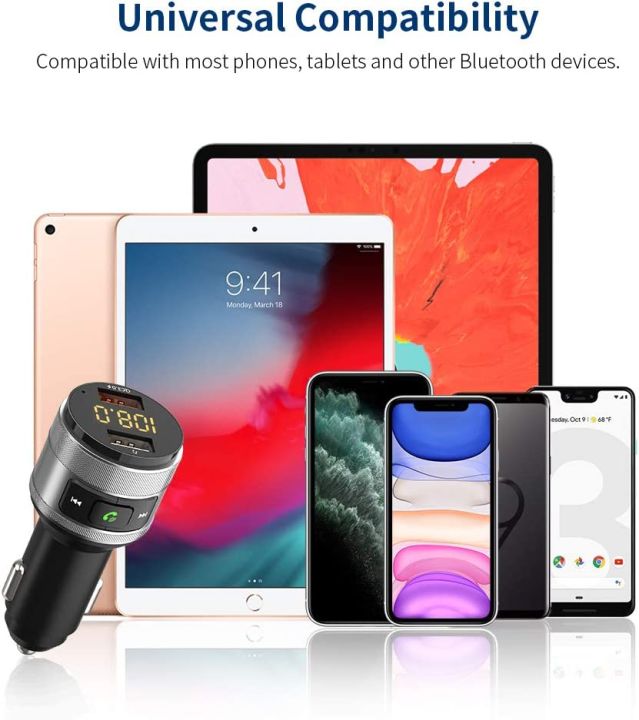 Bluetooth%20FM%20Transmitter,%20Wireless%20Radio%20Adapter%20for%20Car%20with%20QC%203.0%20Fast%20Charging%20Port%20Hands%20Free%20Calling%20Car%20Charger%20and%20Music%20Player%20Kit%20Dual%20USB%20Ports%20Support%20USB%20Flash%20Drive,%20Silver%20-%20Image%206