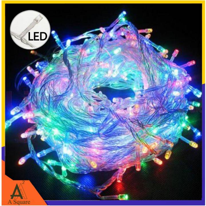 Blinking LED Fairy Jugnu Light String with Flasher 6 Modes Flashing - Multicolor - for Function , Party , Festival New year , Milad Melad Home or Birthday Wedding Decoration