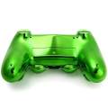 Gold Replacement Polished Plating Housing Shell Cover Parts Case Kit With Buttons For PS4 Controller DualShock 4. 