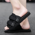 OIMG Men Women Unisex Beach Sandals Light Weight Shoes Double Strap Adjustable Slipper Man Sandal. 