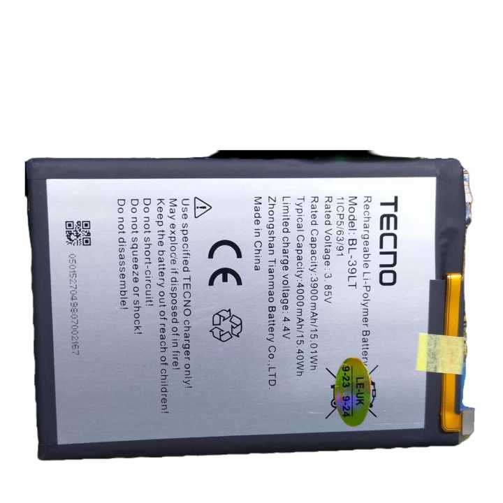 Techno%20Spark%204%20Battery,%20BL-39LT%20Battery,%20Techo%20Battery%20-%20Image%203