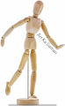 8/12 Inches Wooden Artist Drawing Manikin Male Articulated Mannequin with Base and Flexible Body Perfect For Drawing the Human Figure Manikin. 