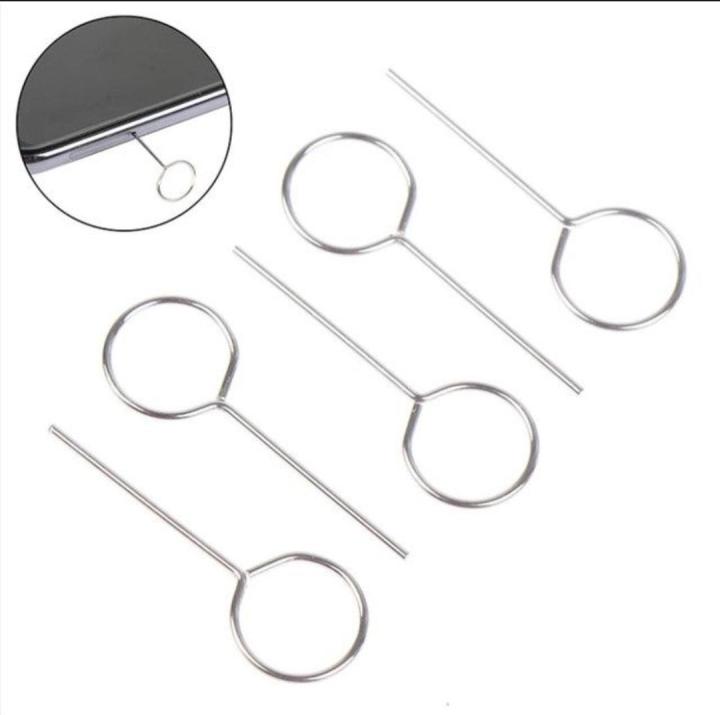 Universal Sim Ejector Pin Set - Pack of 5 for Mobile Phones | Sim Card Removal Tool | Sim Tray Ejector Tool Kit | Sim Card Pin Remover Tool