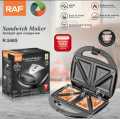 RAF Sandwich Maker 4 Slice with Non-Stick Coating & Double Sided Uniform Heating. 