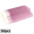 CNKESS Wholesale 50pcs Disposable Cosmetic Lip Brush Lipstick Lip Glossy Wands Pen Cleaner Applicator Makeup Brushes Tools. 