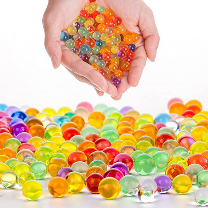 Pack of 5000 Pcs In 1 Color Orbeez Water Expanding Gel Balls- Water Bombs- For Guns Orbits Gun 7-8 MM Gel Balls for Gel Blaster Gun Twink-Gel Sprayer Blaster Refill-Compatible with Gel Ball Blaster Water Play Beads Crystal Water Beads for Toy