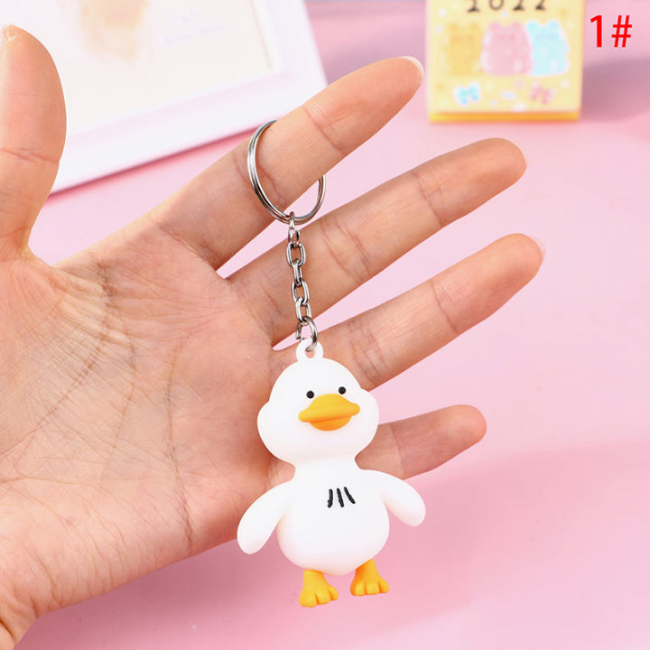 New Cartoon Little Yellow Duck Keychain Couple Key Chain Car Bag Key Ring Pendant MJD Daraz.pk