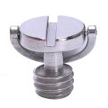 Longer Shaft D-Ring Screw 3/8 Inch-16 Thread Camera Tripod Quick Release Fixing Screw Adapter (Pack of 4). 