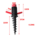 Beach Umbrella Sand Anchor Outdoor Camping Grass Auger Spiral Stand. 