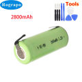 New 1.2V 2800mAh Ni-MH Battery For Braun Oral B Triumph 5000 9000 9500 9900 Electric Toothbrush Batteries 49mm x 17mm. 