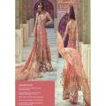 Unstitched Chiffon Embroidered Suit For Women - 3 Piece. 