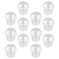 HOMEMAXS Disposable Cake Cups Dessert Ice Cream Plastic Cups Salad Cups with Lids Jelly Yogurt Mousse Sauce Condiment Container Baking Cup Food Container. 