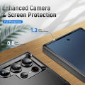 Samsung Galaxy S24 Ultra Protection Case Green Pink Back Cover Mobile Protector. 