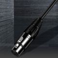 Not Easily Broken Audio To XLR Jack 6.5 Balanced Microphone Cable Mame To Male/Female 6.35 Large Three Core XLR Cable Aux Line Audio Transmission Balanced 6.5mm XLR Microphone Audio Cable for Speaker/Microphone/Amplifier/Mixing Console/Sound Card. 