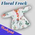 Pack Of 4 Full Sleeves Winter Cotton Frock For Girls (Random Design). 