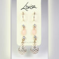 Lovisa Pine Drop Earrings Gold Plated Fashion HYPOALLERGENIC Jewelry Pack Of 3  For Girls, Women, Her High Quality. 