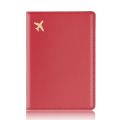 PU Leather Bride Groom Plane Passport Covers Holder Card Protector Organizer for Wedding Couples Travel Gift. 