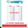 Mini Printer Paper Roll For Printing Self Adhesive Printing Paper - Thermal Paper & Sticky Paper - For Portable Bluetooth Mini Pocket Printer - For Printing Photos/ Pictures/ Office Receipt/ Labels/ Note/ QR Code/ Labels/ Memo. 