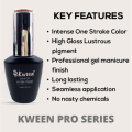 KWEEN PRO 15ML Gel Polish Nude Pink pastel Color Series Nail Art DIY Semi Permanent Soak Off UV Gel Manicure Polish Varnish Fine quality Professional Gel polish. 