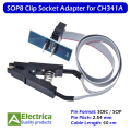 CH341 24 25 Series EEPROM Flash BIOS Programmer Test Clip For EEPROM 93CXX / 25CXX / 24CXX DIY KIT By Electrica. 