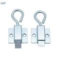 Automatic Door Bolt Latch Pull Rings Latch Lock Durable Thickened Automatic Sliding Lock Spring Loaded Latch Pin for Gates Room Sheds Hotel Cabinet. 