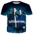 Supernatural T shirts men/women 3D TV supernatural printed T-shirt fashion Harajuku tee shirts streetwear oversized tops. 