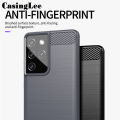 Casinglee For Galaxy S22 Ultra Case Carbon fiber drawing Soft TPU Silicone Back Cover for Samsung S22 Ultra Phone case. 