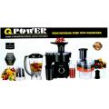 GPower GP-220 Deluxe Family All In One Blender, Grinder, Juicer & Vegetable Cutter Machine - 800 Watts - Jumbo Food Factory and Food Processor - Black (Brand Warranty). 