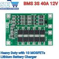 BMS 3S 40A 12V Li-ion Lithium Battery Charger Balance Version Protection Board 18650. 