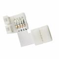 Rauf Traders 5 Pcs LED Strip Solderless 4PIN L/X Shape Corner Connector For RGB 3528 5050 Led Strip Light. 