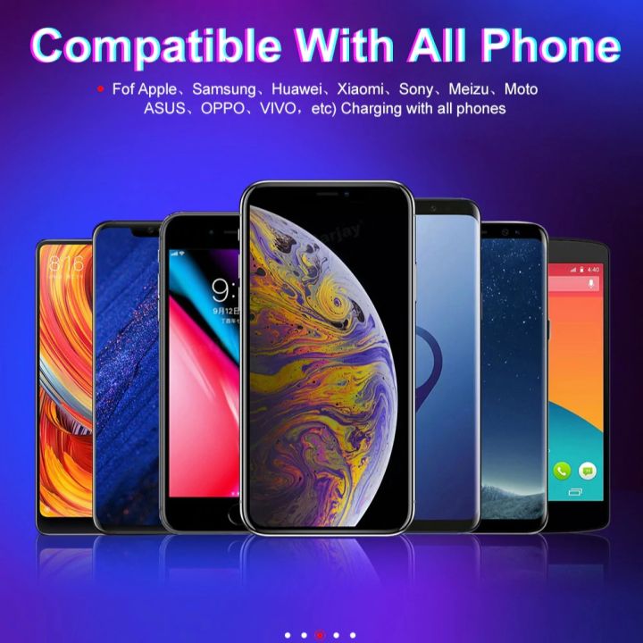 Magnetic%20Fast%20Charging%20Cable%201m%202m%20Nylon%20Braided%20LED%20for%20Micro%20USB%20Type%20C%20iPhone%20Black%20-%20Image%204