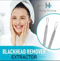 Blackhead Remover Pimple Popper Tool Acne Comedone Blackhead Extractor, Blemish, Whitehead Popping, Zit Removing for Nose Face. BC-05 Black Head Pin For Effective Blackhead Removal - Silver. 