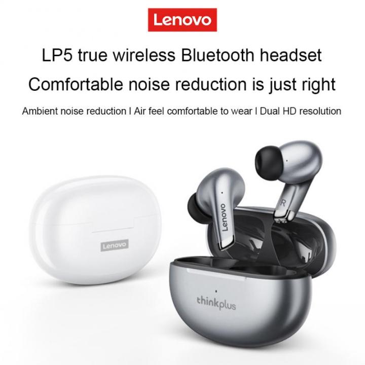 Lenovo ThinkPlus LP5 TWS Bluetooth Earphone 9D Stereo HiFi Sports Waterproof Wireless Earbuds