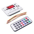 Kebidu Bluetooth 5.0 MP3 Decoder Board DC 5V MP3 WMA WAV APE Audio Decoding Module with Call Recording USB TF FM Remote Control. 