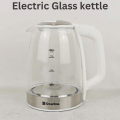 Ocarina 1.7L Glass Electric Kettle with LED Light – 2200W Rapid Boiling, Auto Shut-Off, Boil-Dry Protection, Perfect Pour Spout, Water Gauge, and Cord Storage. 