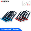 New SiM Tray For Moto E6 Play E6s E7 Plus E7i Power E20 E40 SIM Card Slot SD Card Tray Holder Adapter. 