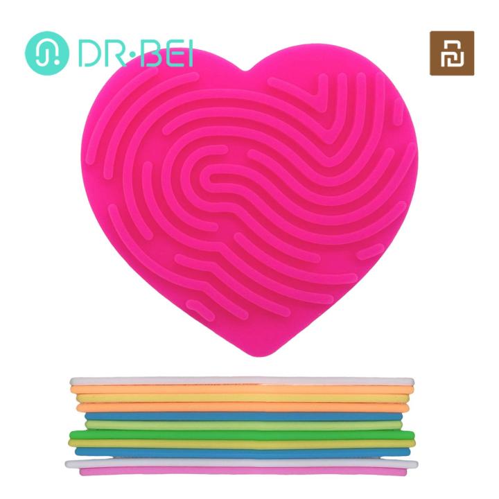 Kids Tactile Sensory Toy Silicone Fidget Toy for Stress Relief Fine Motor Skills Development Educational Busy Board for Kids Adults Love Heart Sensory Activity Board