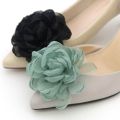 2pcs Flower Bride High Heel Shoe Decorations Clip Shiny Clips Charm Buckle Bow Ribbon Clamp. 