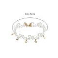 Cute Harajuku White Lace Chokers Necklace Neckband For Women Girl Boho Flower Charms Collar Necklace Clavicle Chain Neck Jewelry. 