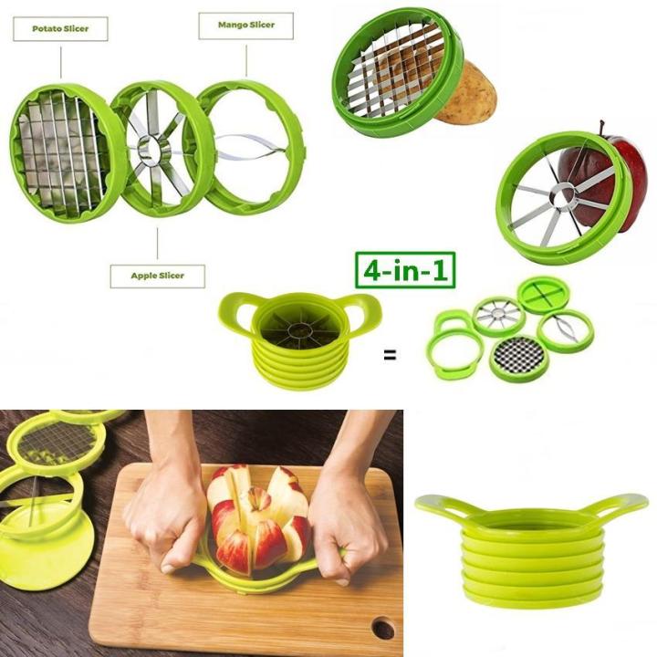 Vegetable Fruit Chopper Chop and Dice 4 in 1 Slicer by Home