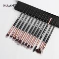 1 【HOT】 Maange12 Eye Makeup Brush Sets Makeup Tools Eye Shadow Brush Concealer Brush Blending Brush Lip Brush. 