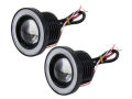 Universal Angel Eyes Fog Light Projector with Ring light. 
