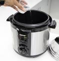 Original Geepas Electric Pressure. Cooker GPC-307-6L Silver Black (2 Year Warranty) GPC-307. 