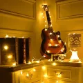 Led Star Fairy lights Battery Operated 1 String 20 Stars Each Star Size 1 Inches Warm White. 