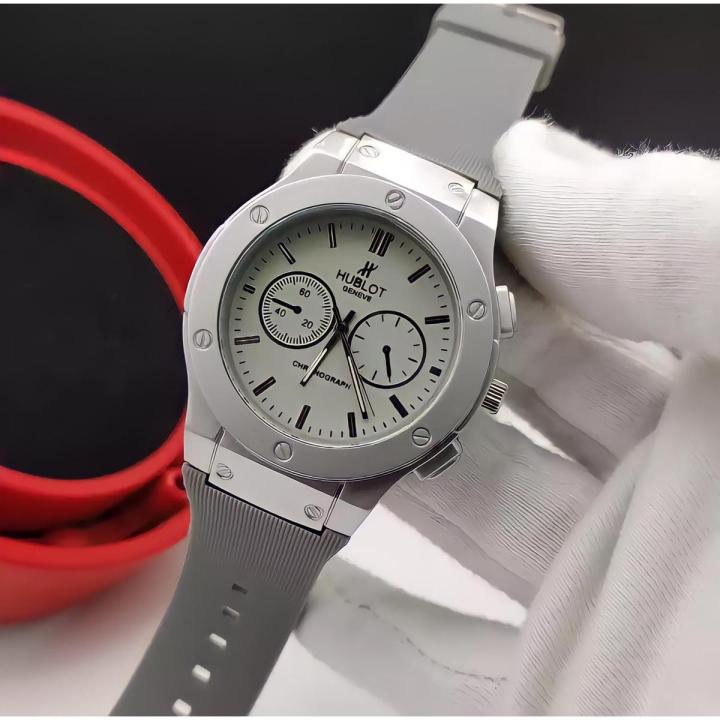 Watches for Men and Boys Hublot Watches with Rubber Strap sports