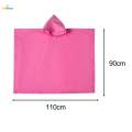 Kids Rain Coat Boys Girls Hooded Portable Rainproof Children's Raincoat Pink. 