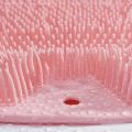 Silicone Foot Shower Massager with Non-slip Suction Cups, Bath Scrubber Cleaner Pad, Foot Massage Improve Circulation Reduce Pain Acupressure Mat for Feet, Rub Back Massage Brush Cleaning Bathing Tool Dead Skin Removal For Exfoliating Achy Large & Medium. 