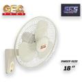 GFC Fans Wall mounted Bracket Fan - Deluxe Model 18 inches - Copper Winding for Room. 