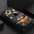 Saturn Cute Child Phone Case For iPhone 15 14 13 12 11 X XR XS SE2 SE2020 8 7 6 6S Plus Pro Max Mini Silicone Cover. 